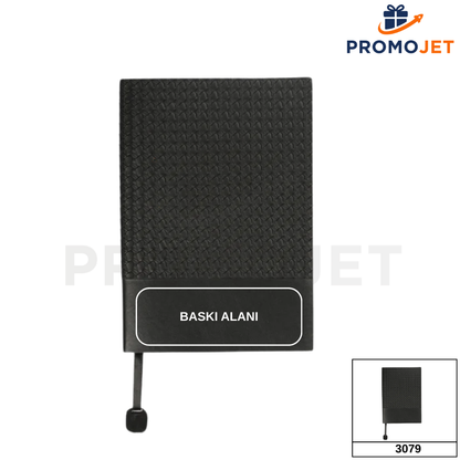 Termo Deri Kapaklı Kurumsal Defter (14 x 21 cm)