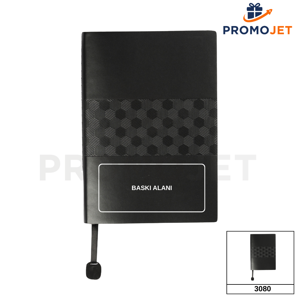 Termo Deri Kapaklı Profesyonel Defter (14 x 21 cm)