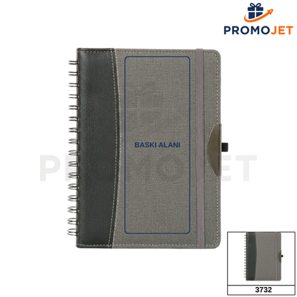 Tarihli Ajanda – Metal Tokalı ve Profesyonel Tasarım (16,5 x 22 cm)