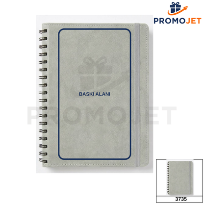 Tarihli Ajanda – Geniş Yazım Alanlı Termo Deri (17 x 24 cm)