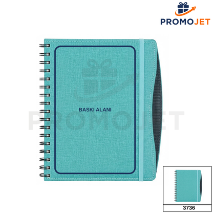 Tarihli Ajanda – Kalem Tutuculu ve Fonksiyonel Tasarım (17 x 24 cm)