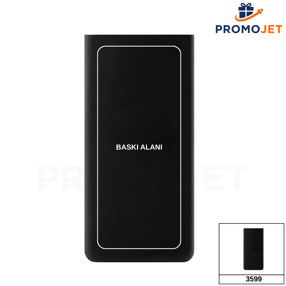 Işıklı Logo Destekli 5.000 mAh Ultra Hafif Powerbank (Rubber Gövde)