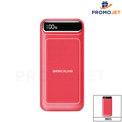 22.5W Süper Hızlı Şarjlı 10.000 mAh LCD Ekranlı Powerbank