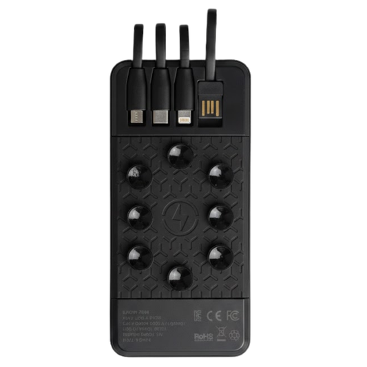 Vakumlu ve Standlı 10.000 mAh Kablosuz Powerbank (Dahili Kablolu)