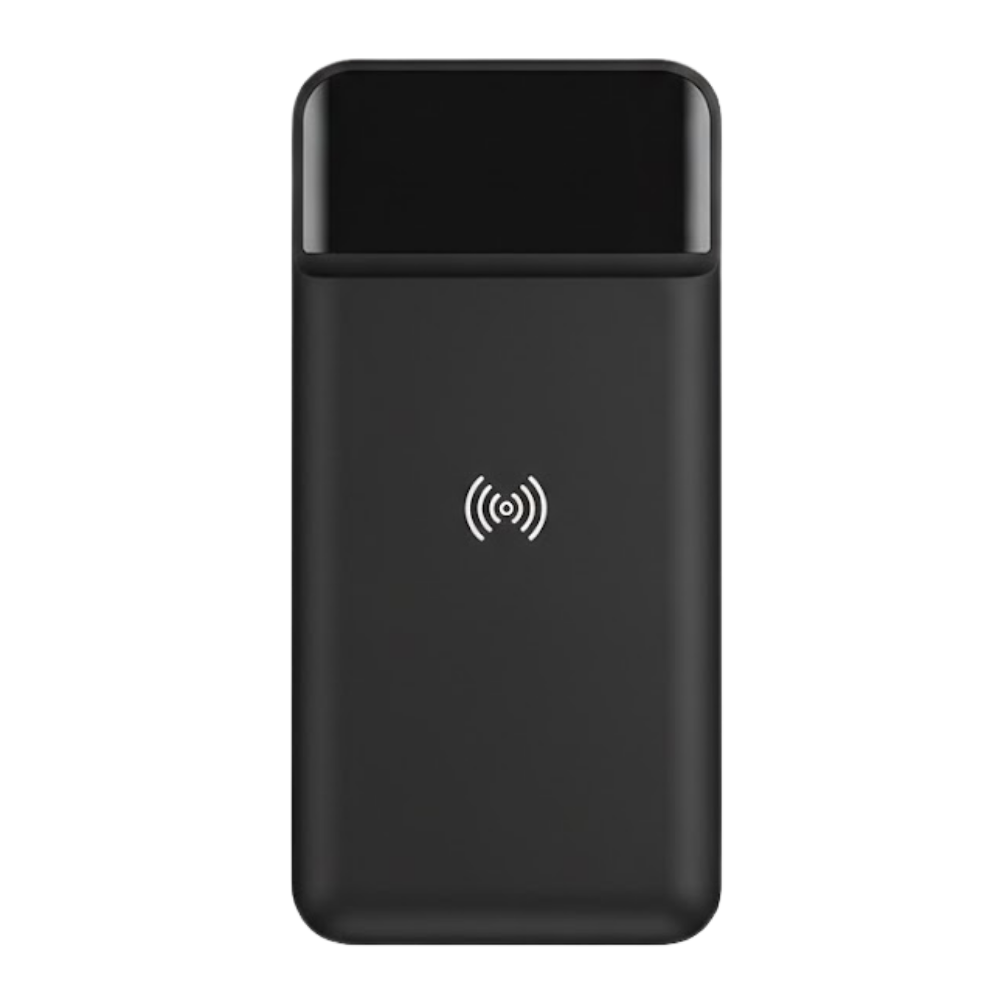 Işıklı Logo Baskılı 10.000 mAh Kablosuz Powerbank (Dijital Göstergeli)