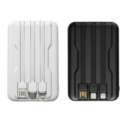 MagSafe Destekli Entegre Kablolu ve Dijital Göstergeli VIP Powerbank (10.000 mAh)