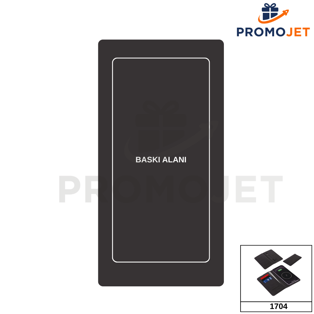 MagSafe Uyumlu 5.000 mAh Kablosuz Powerbank ve Kartlıklı Cüzdan