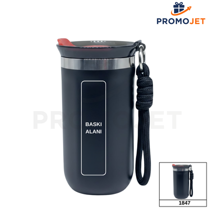 304 Paslanmaz Çelik Çift Duvarlı Vakumlu Termos Bardak