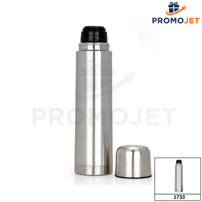 500 ml Paslanmaz Çelik Termos (İç-Dış Çelik ve Sade Tasarım)