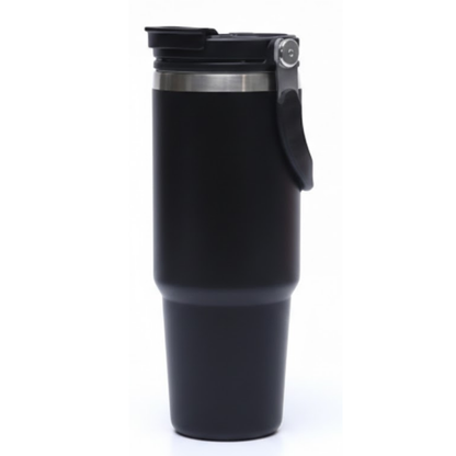 888 ml (30 OZ) Katlanır Kulplu Paslanmaz Çelik Termos Bardak