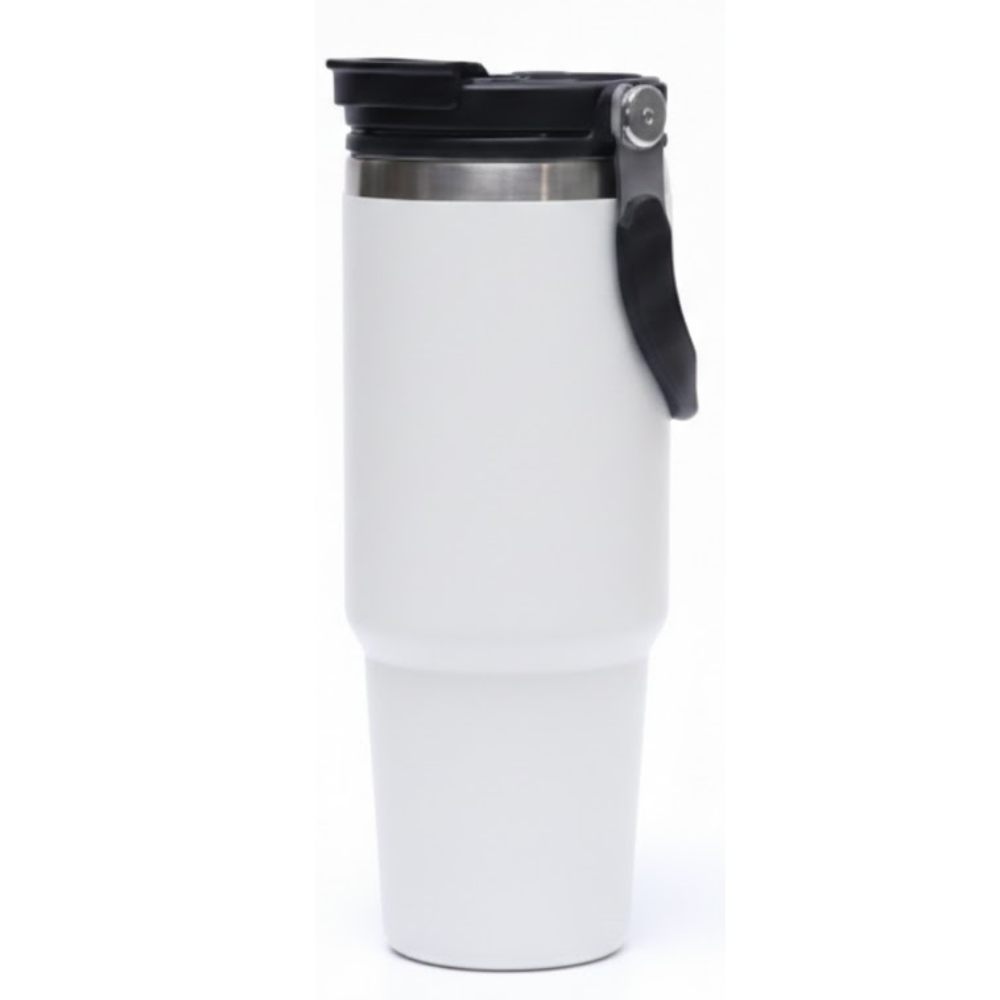 888 ml (30 OZ) Katlanır Kulplu Paslanmaz Çelik Termos Bardak