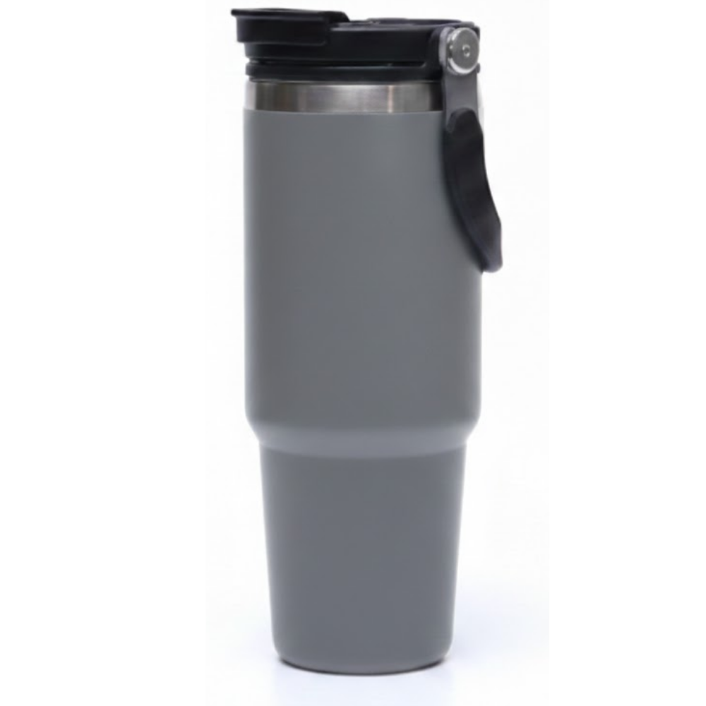 888 ml (30 OZ) Katlanır Kulplu Paslanmaz Çelik Termos Bardak