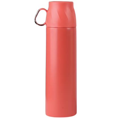 500 ml Bardaklı Paslanmaz Çelik Termos (Özel Tasarım Kapaklı)