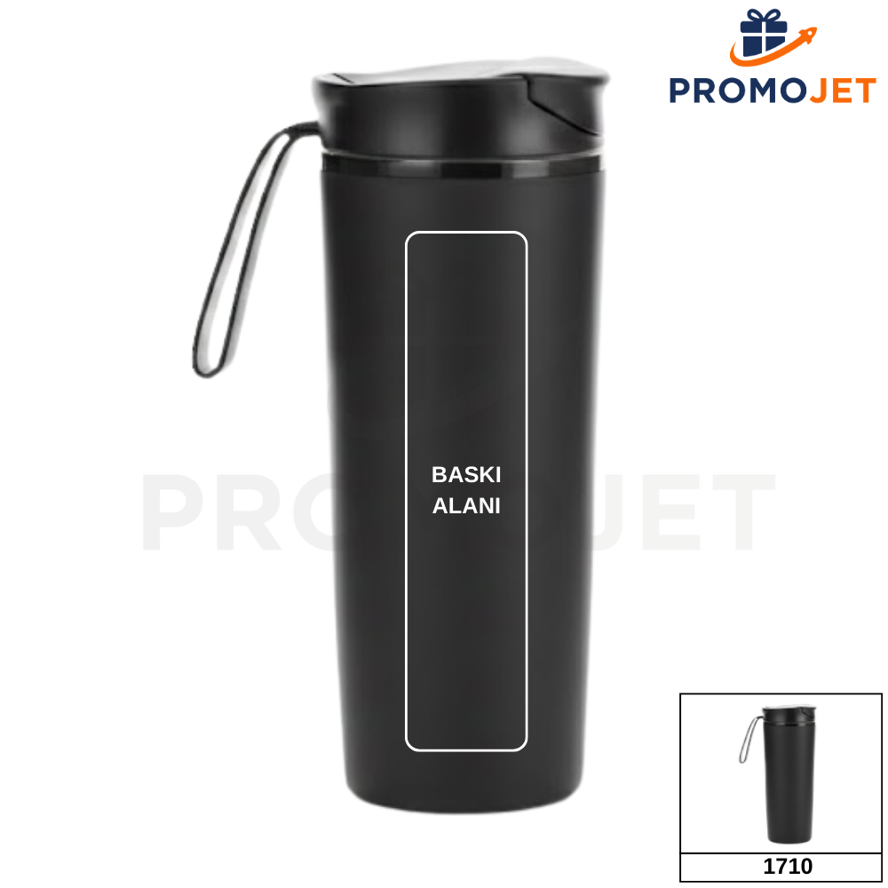 500 ml Devrilmez Vakum Tabanlı Ofis Termosu (Dökülme Önleyici)