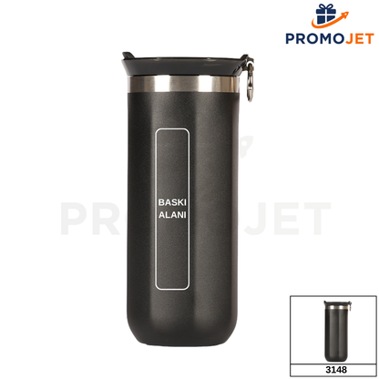 450 ml Çift Duvarlı Vakumlu Paslanmaz Çelik Termos Bardak (304 Kalite İç Gövde)