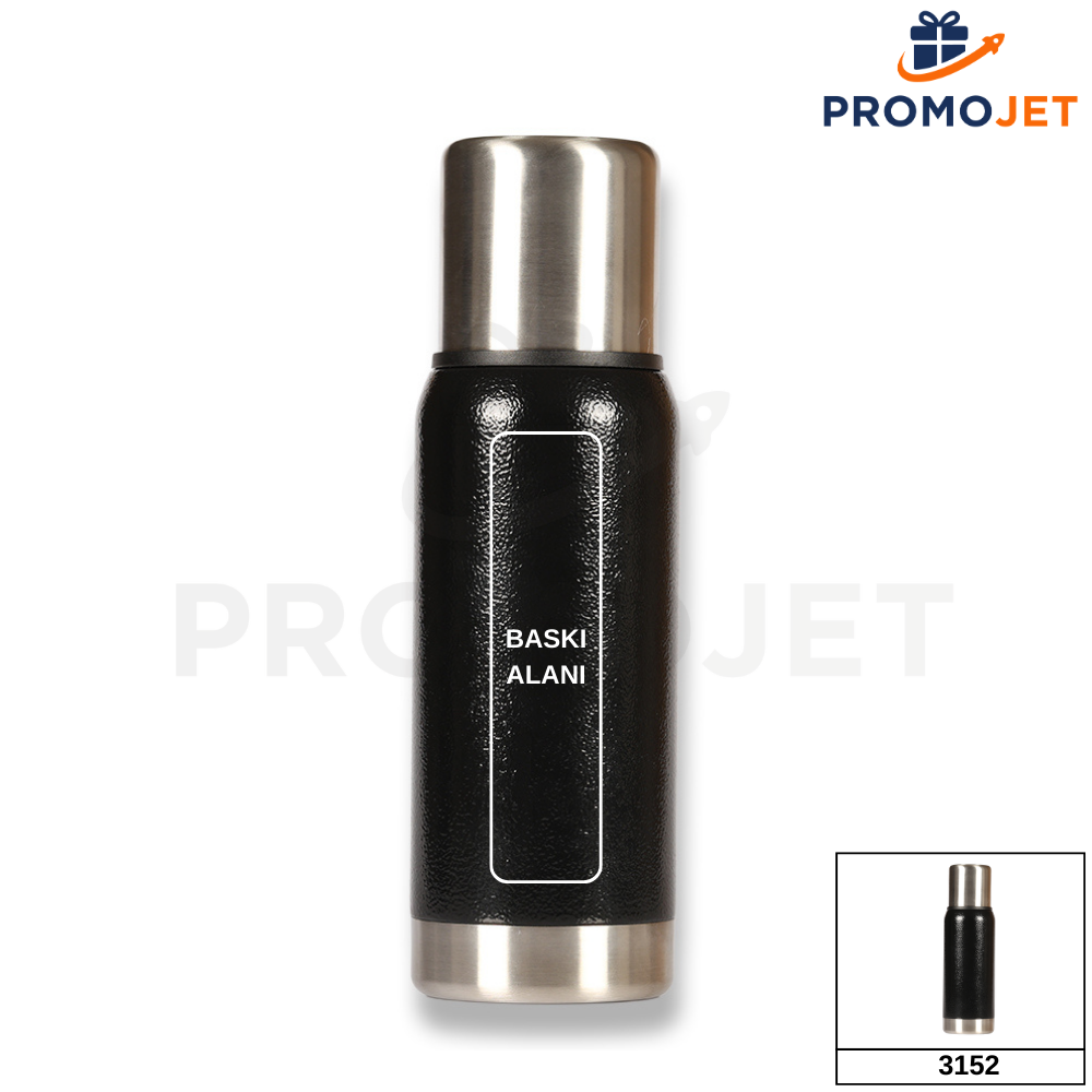 500 ml 24 Saat Isı Korumalı Bardak Kapaklı Çelik Termos (304 Kalite)