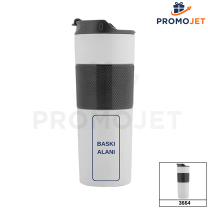 500 ML French Press Filtreli Paslanmaz Çelik Termos Bardak