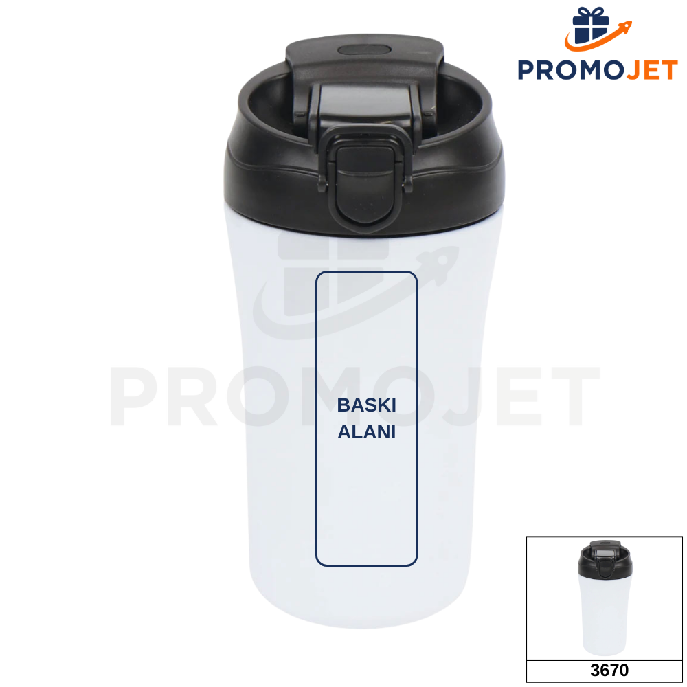 480 ml Geniş Gövdeli Kompakt Çelik Termos