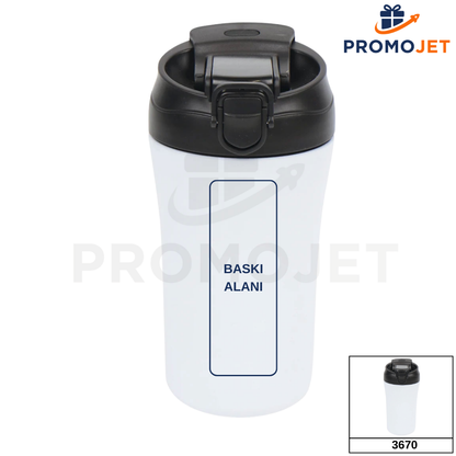 480 ml Geniş Gövdeli Kompakt Çelik Termos