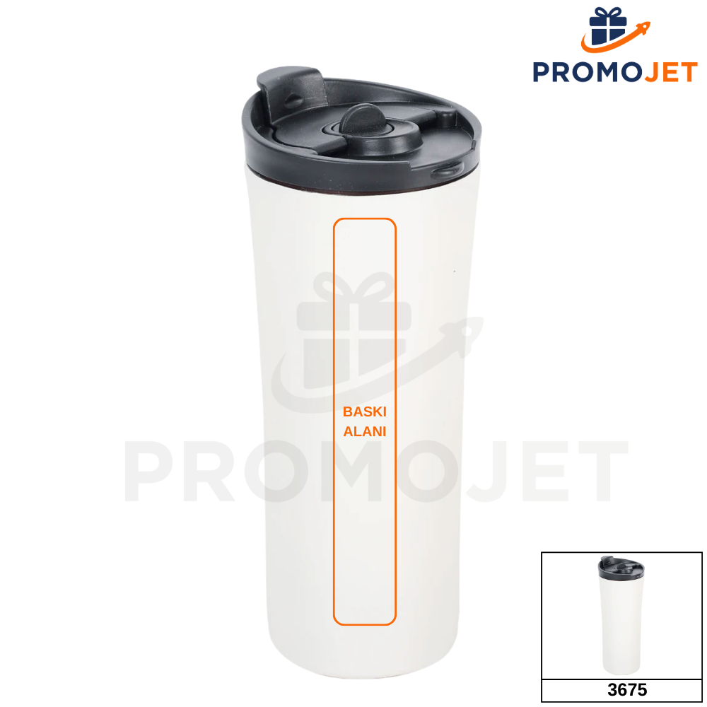 500 ml Dahili Filtreli French Press Çelik Termos
