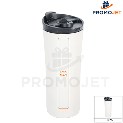 500 ml Dahili Filtreli French Press Çelik Termos