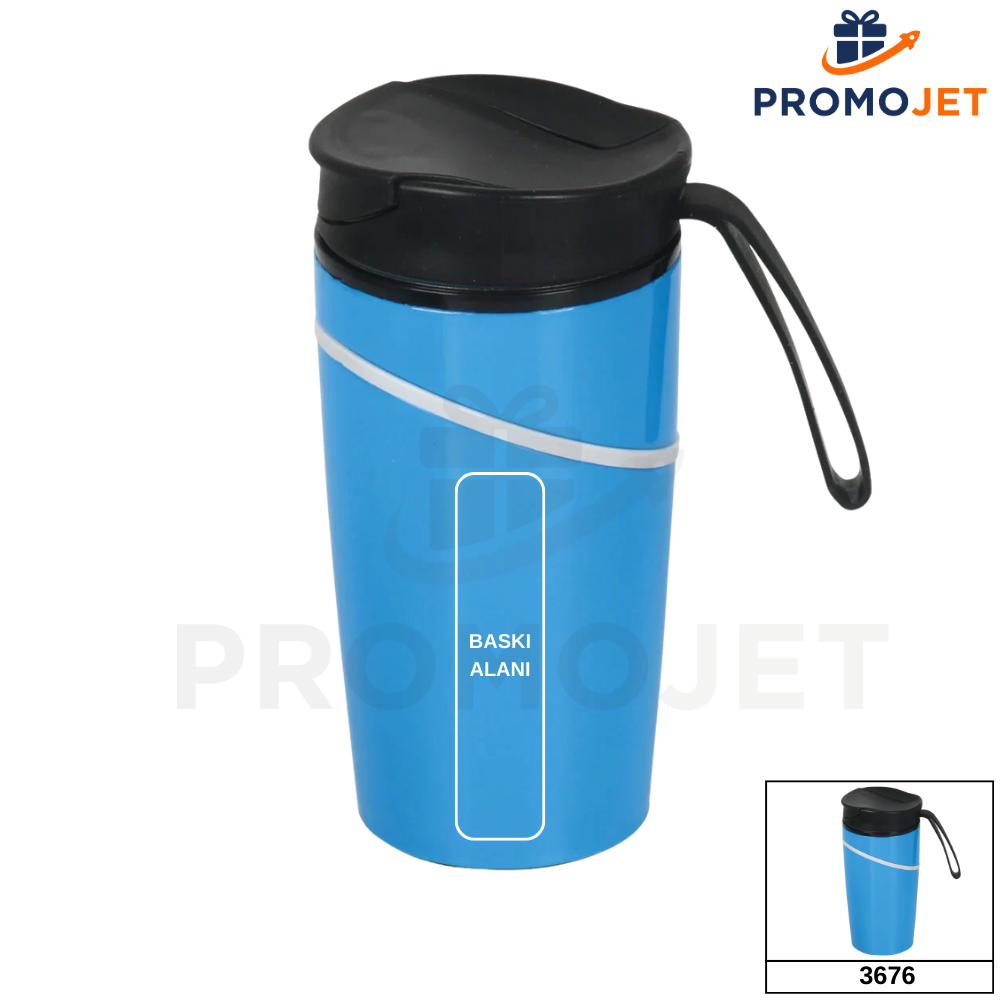 350 ml Devrilmez Vantuz Tabanlı Akıllı Ofis Termosu