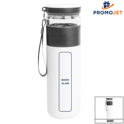 450 ml Dahili Demlikli ve Süzgeçli Slim Çelik Termos