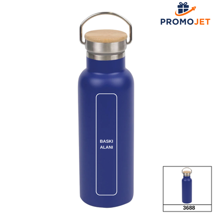 600 ml Paslanmaz Çelik Uzun Form Isı Korumalı Termos