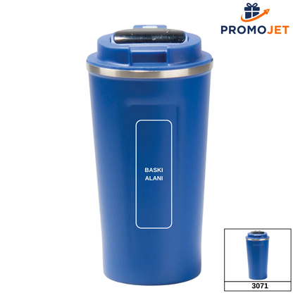 Dijital Isı Göstergesi Termos 500 ML