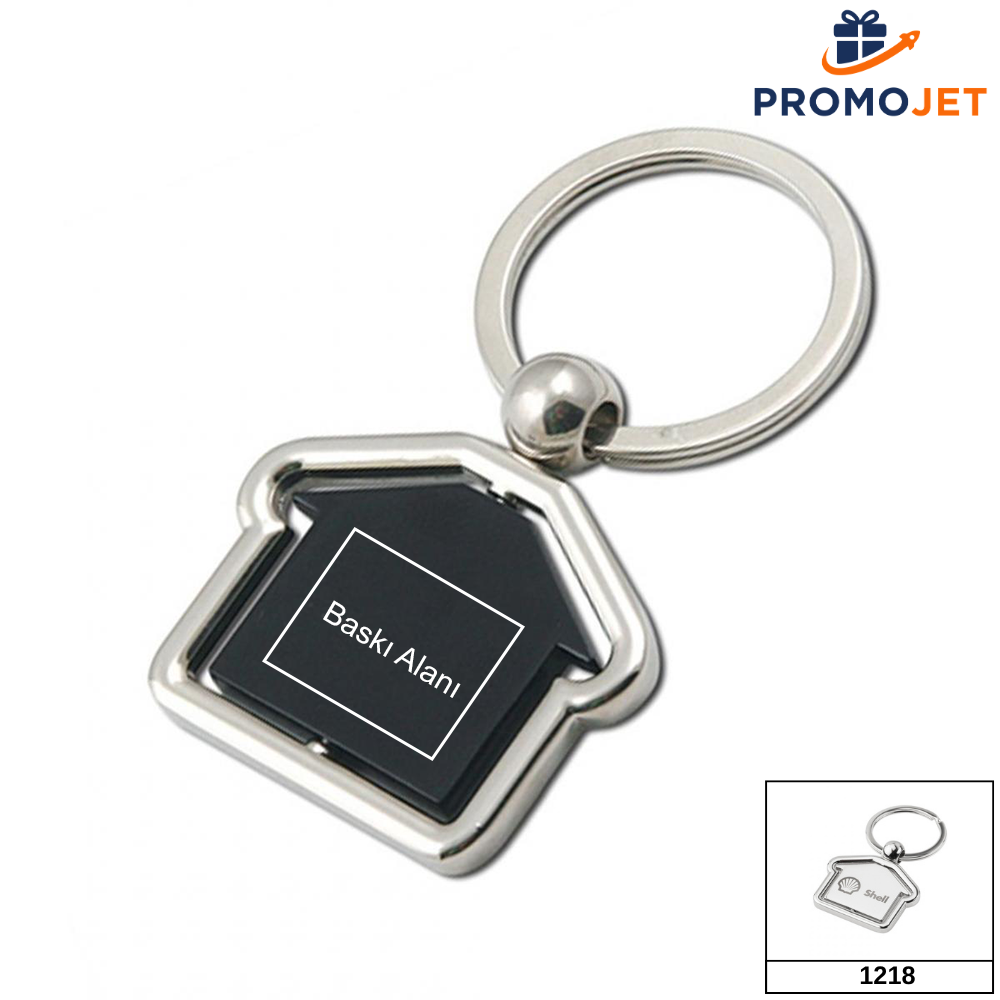 Ev Formlu Metal Anahtarlık