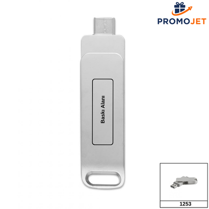 Type-C OTG USB Bellek 32GB – Çift Girişli Mobil Uyumlu