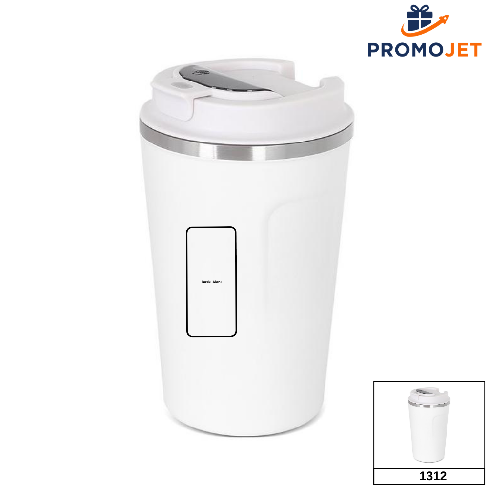 LED Göstergeli Akıllı Termos 380 ml – 304 Çelik Dereceli Model