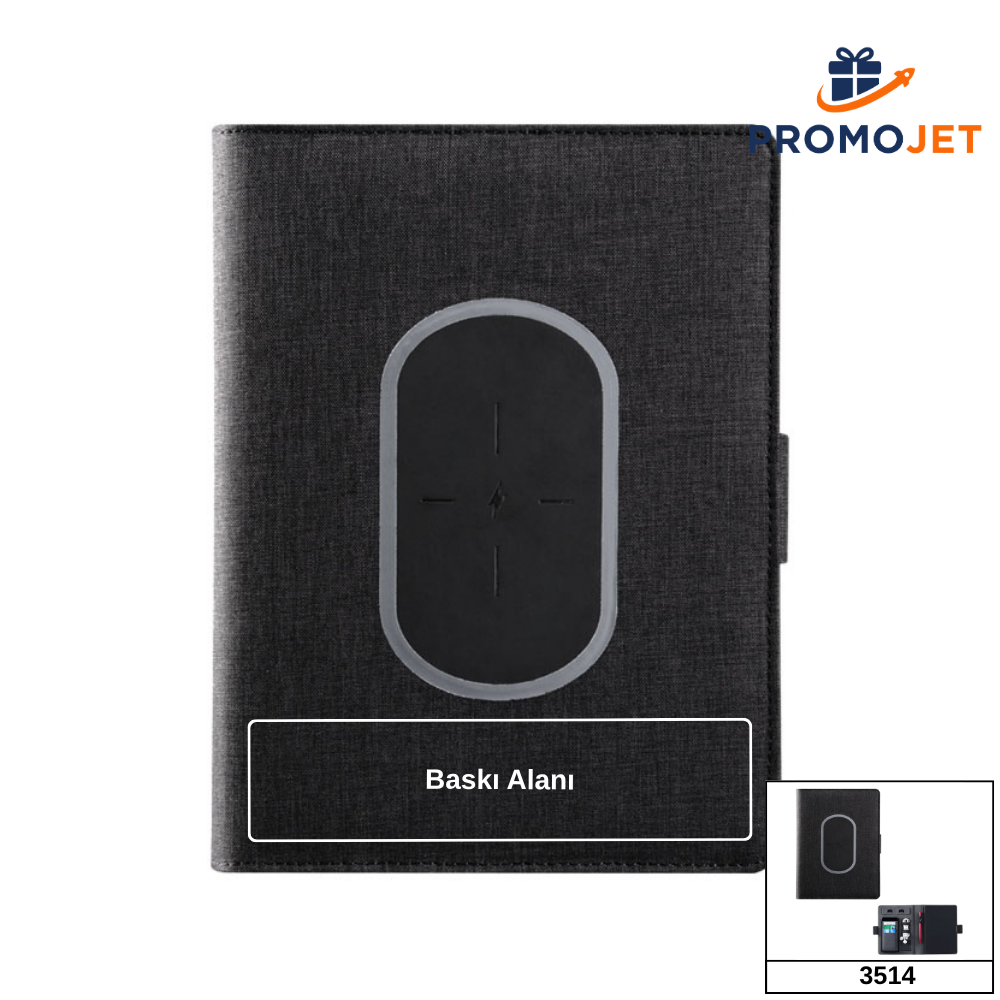 Premium 8.000 mAh Wireless Şarjlı Masaüstü Akıllı Organizer
