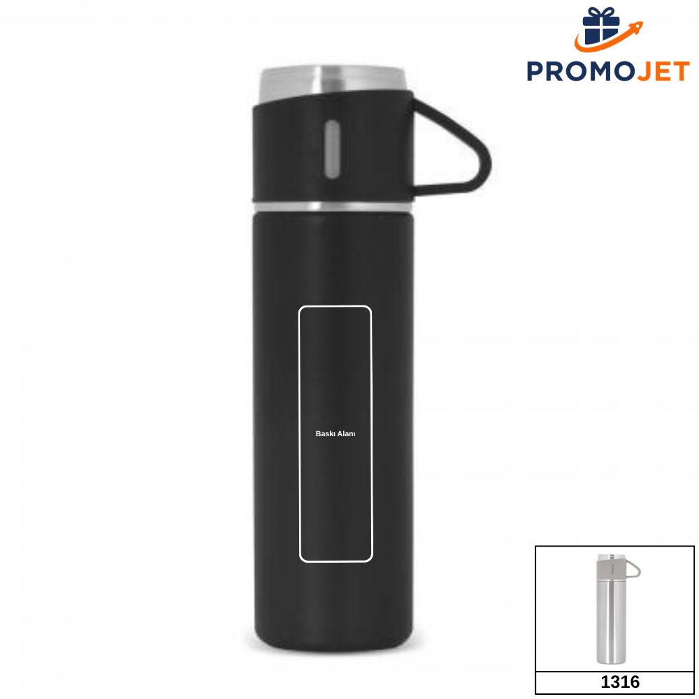 500 ml Termos – 304 Çelik Gövde ve Uzun Süre Isı Koruma