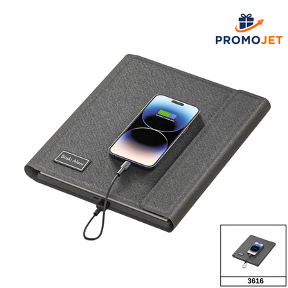 A4 Boyutlu Premium 6.000 mAh Powerbank Organizer