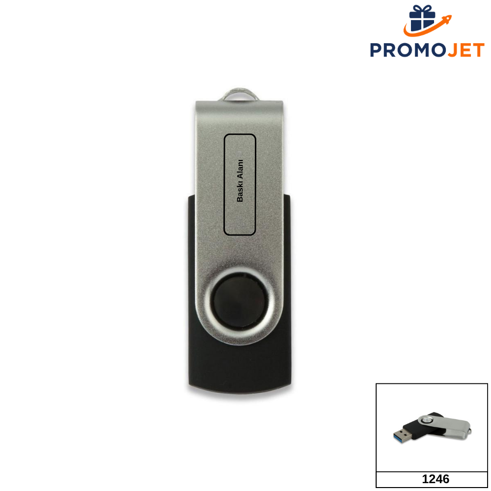 Döner Kapaklı USB Bellek 3.0 128GB – Yüksek Hızlı ve Geniş Kapasiteli Model
