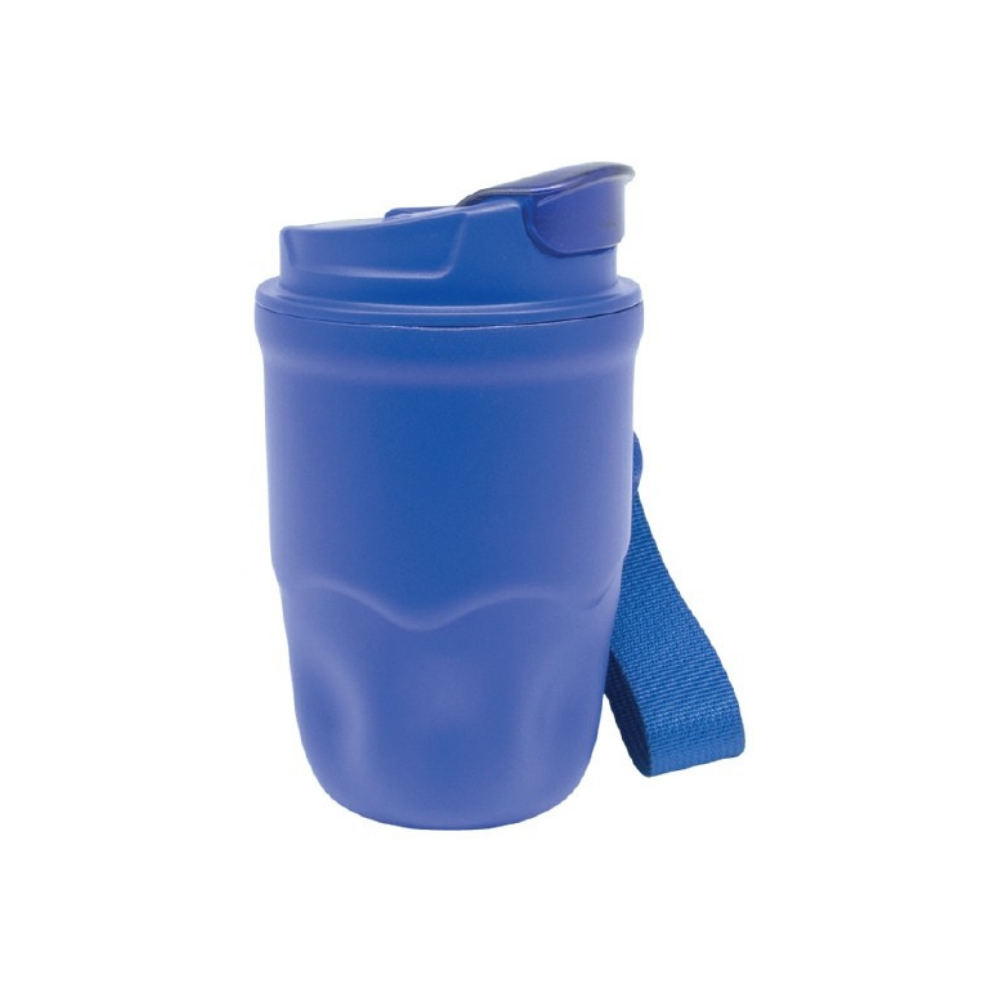 Dijital Sıcaklık Göstergeli ve El Dokuma Askılı Çelik Termos Mug (360 ml)