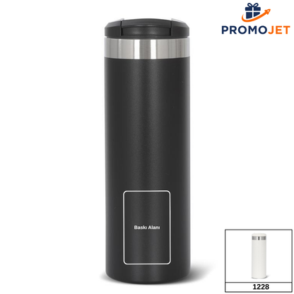 304 Paslanmaz Çelik 500 ml Termos – Dahili Çelik Süzgeçli