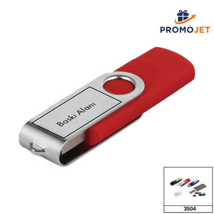 Akıllı Telefon Uyumlu Dual OTG ve Buzlu Kutulu Lüks 8 GB USB