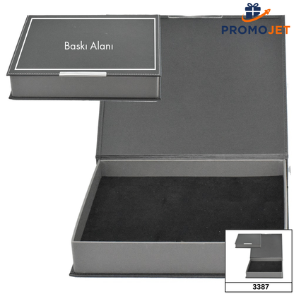 Suni Deri Set Kutusu (31,7 x 28,8 x 5,8 cm)