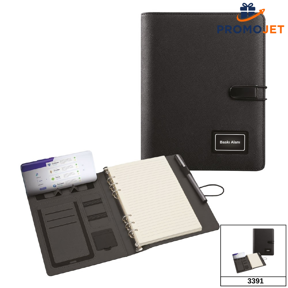 Powerbank 8000 mAh 16 GB USB Wireless Organizer