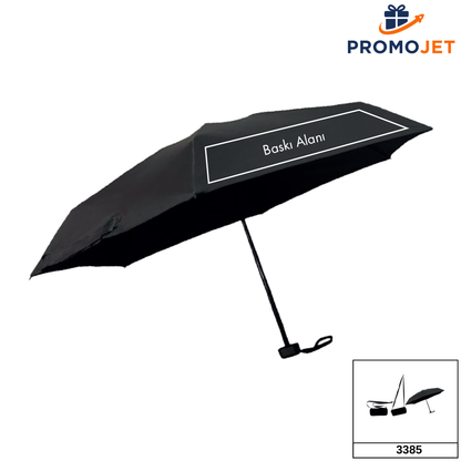 Kapsül Çantalı Fiber Glass Katlanabilir Şemsiye