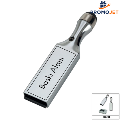 Touchpen Fonksiyonlu 16 GB Metal USB Bellek