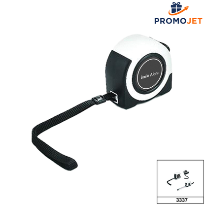 Dairesel Ergonomik Şerit Metre (3 Metre)