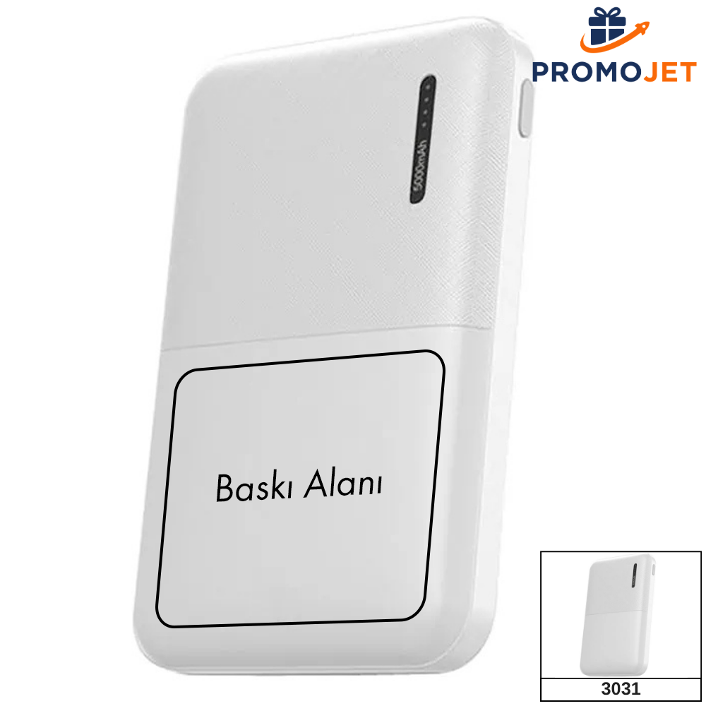 5000 mAh Çift USB ve Type-C Çıkışlı Powerbank
