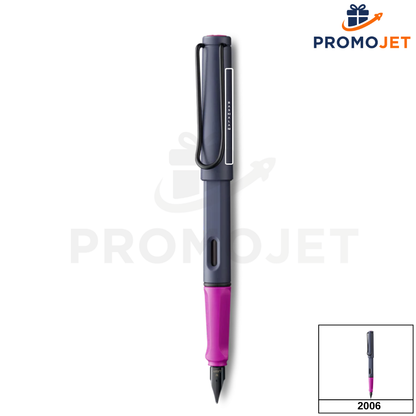 Lamy Safari 2024 Özel Üretim Pink Cliff M Uç Dolma Kalem Plastik Gövde ve Çelik Uç