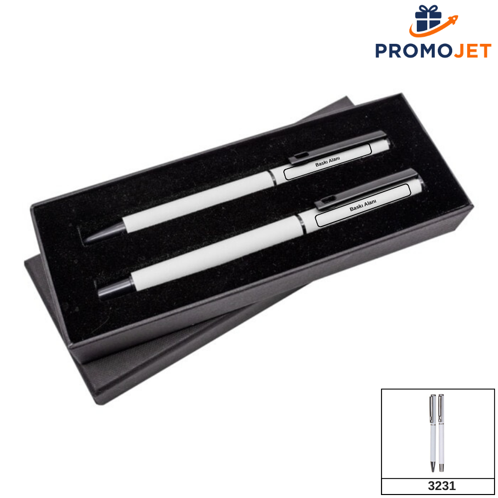 Ruber Roller Ve Metal Tükenmez Kalem Seti