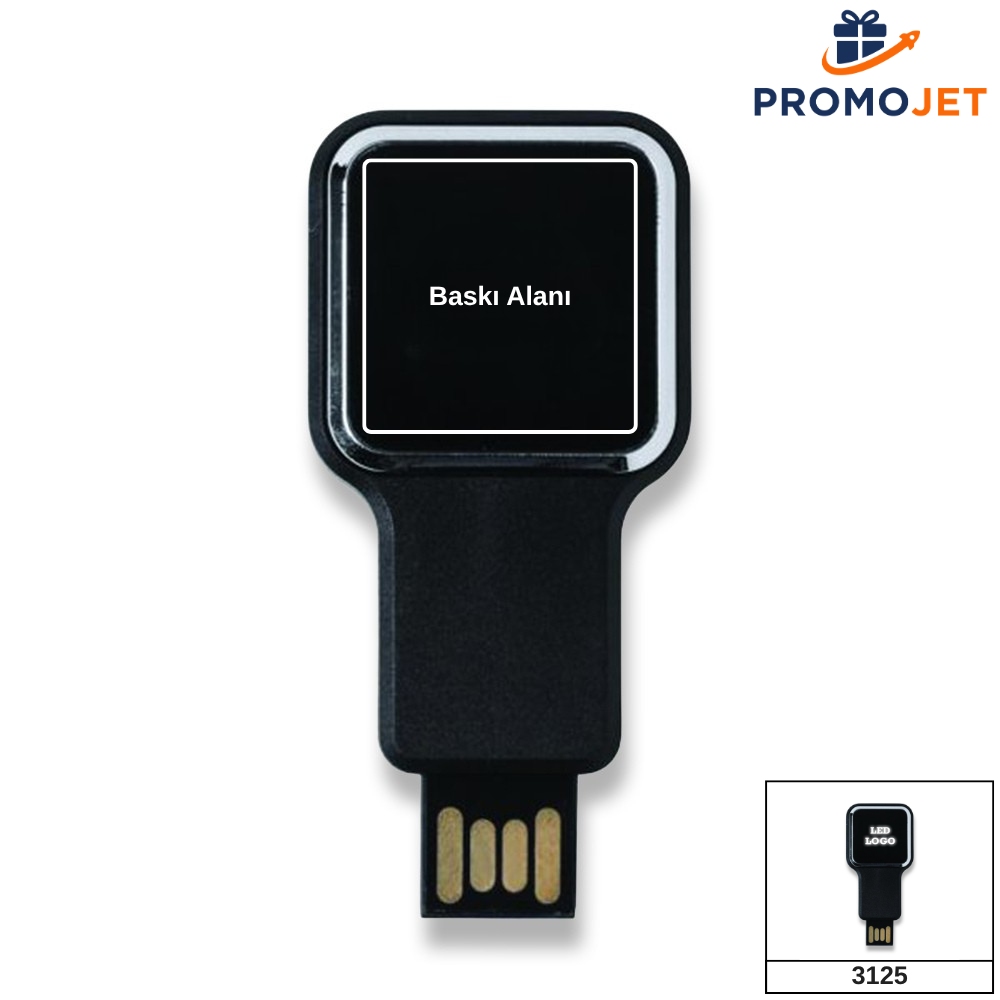 Işıklı Logo Usb Bellek 64 GB