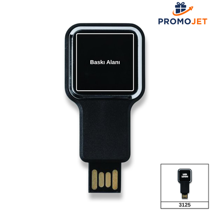 Işıklı Logo Usb Bellek 64 GB
