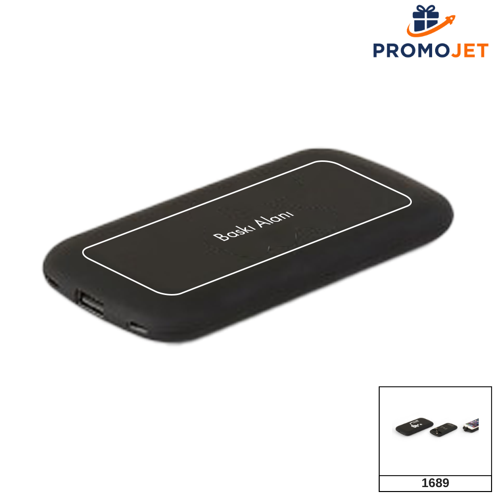 Powerbank 10000 mAh Wireless Mobil Şarj Cihazı